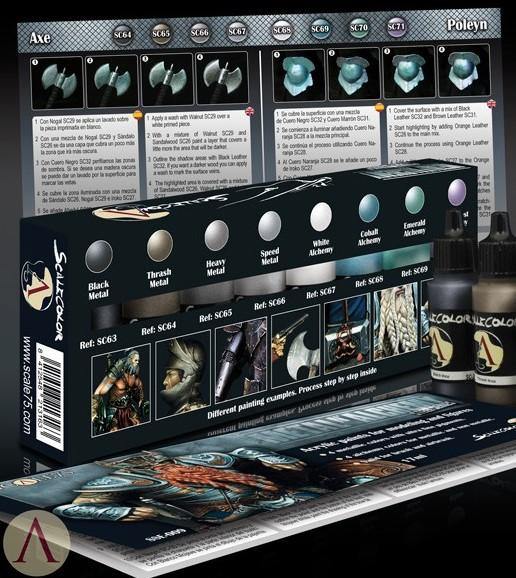 Scale75 Metal N'Alchemy Steel Paint Set (8 Paints) - Hobby Heaven