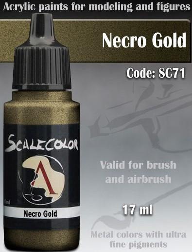 Scale75 Metal And Alchemy Necro Gold SC-71 - Hobby Heaven