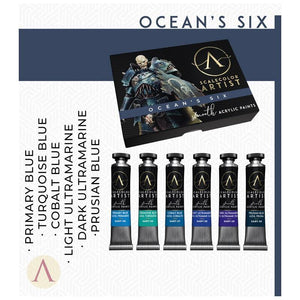 Scale75 Artists Ocean's Six Paint Set (6 Paints) - Hobby Heaven