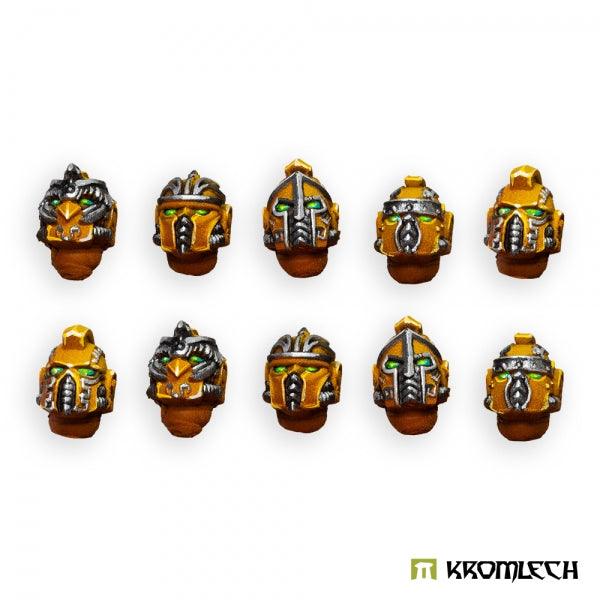 Kromlech Omega Legion Helmet Heads (10) KRCB308 - Hobby Heaven
