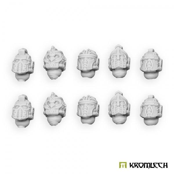 Kromlech Omega Legion Helmet Heads (10) KRCB308 - Hobby Heaven