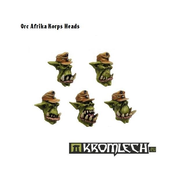 Kromlech Orc Afrika Korps Heads KRCB046 - Hobby Heaven