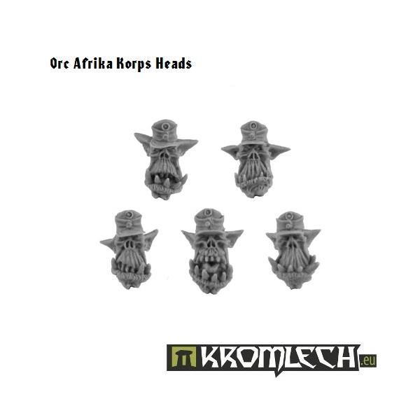 Kromlech Orc Afrika Korps Heads KRCB046 - Hobby Heaven