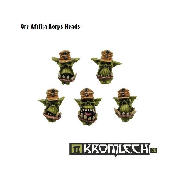 Kromlech Orc Afrika Korps Heads KRCB046 - Hobby Heaven