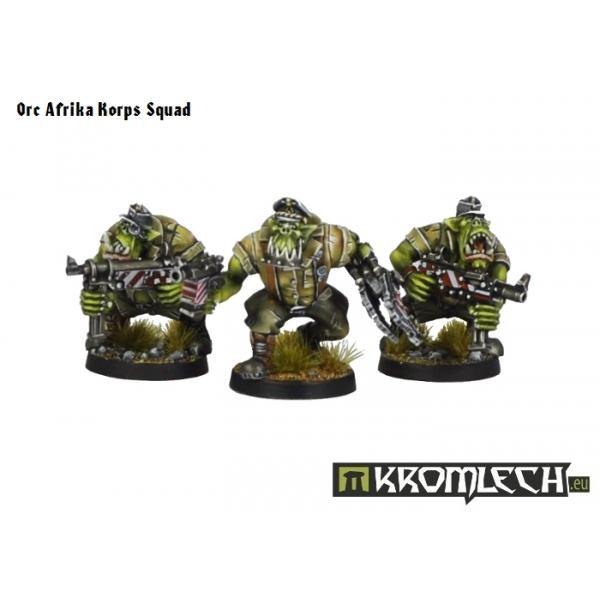 Kromlech Orc 'Afrika Korps' Squad (10) KRM046 - Hobby Heaven