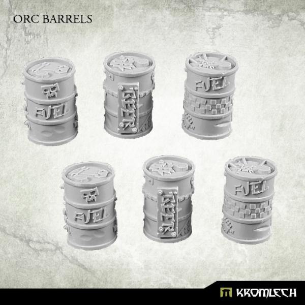 Kromlech Orc Barrels KRBK011 - Hobby Heaven