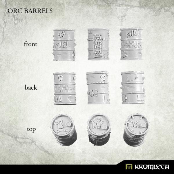 Kromlech Orc Barrels KRBK011 - Hobby Heaven