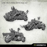 Kromlech Orc Blitzbike Boss Squad (3) KRM182 - Hobby Heaven
