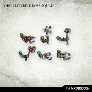 Kromlech Orc Blitzbike Boss Squad (3) KRM182 - Hobby Heaven