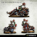 Kromlech Orc Blitzbike Boss Squad (3) KRM182 - Hobby Heaven