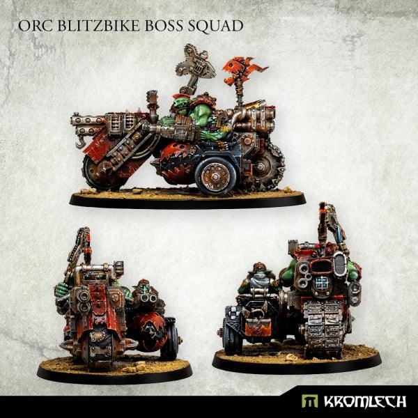 Kromlech Orc Blitzbike Boss Squad (3) KRM182 - Hobby Heaven