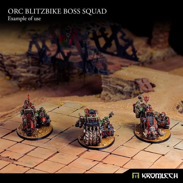 Kromlech Orc Blitzbike Boss Squad (3) KRM182 - Hobby Heaven