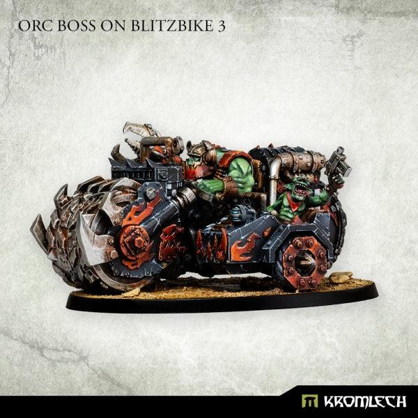 Kromlech Orc Boss on Blitzbike 3 KRM185 - Hobby Heaven