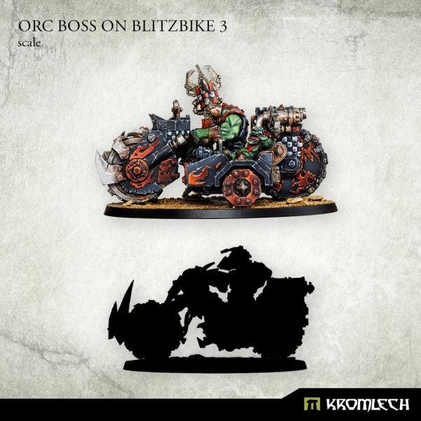 Kromlech Orc Boss on Blitzbike 3 KRM185 - Hobby Heaven