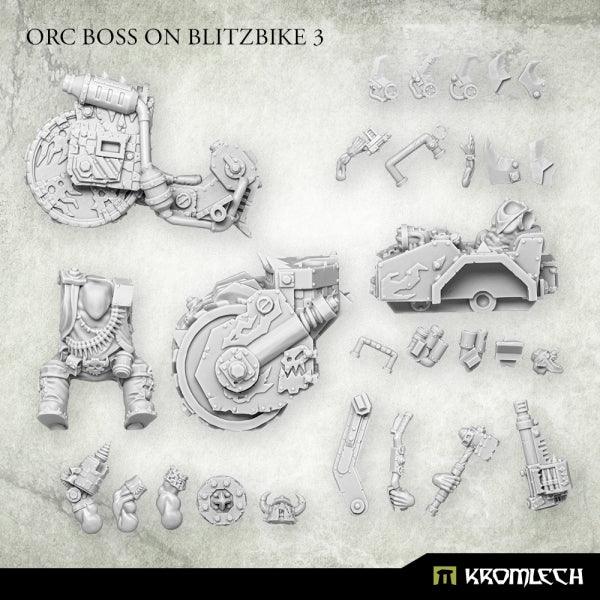 Kromlech Orc Boss on Blitzbike 3 KRM185 - Hobby Heaven