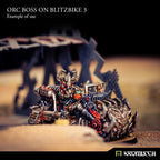 Kromlech Orc Boss on Blitzbike 3 KRM185 - Hobby Heaven