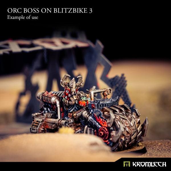 Kromlech Orc Boss on Blitzbike 3 KRM185 - Hobby Heaven