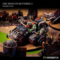 Kromlech Orc Boss on Blitzbike 3 KRM185 - Hobby Heaven