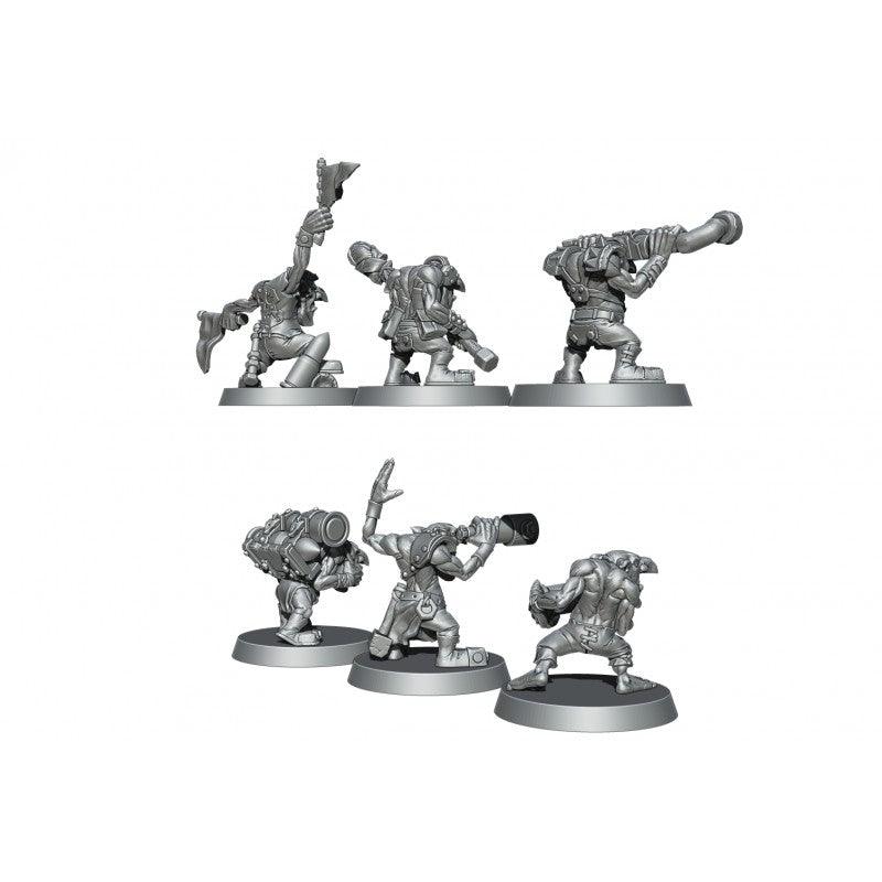 Kromlech Orc Cannons Goblin Crew (6) KRM147 - Hobby Heaven