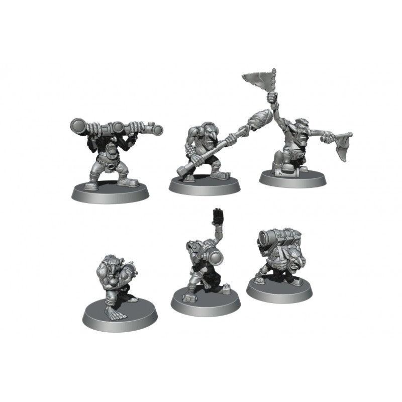 Kromlech Orc Cannons Goblin Crew (6) KRM147 - Hobby Heaven