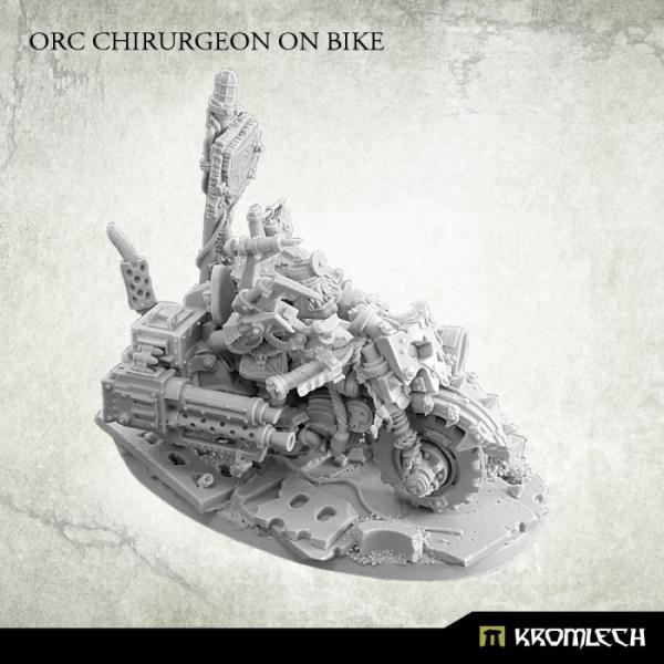 Kromlech Orc Chirurgeon on bike (1) KRM131 - Hobby Heaven