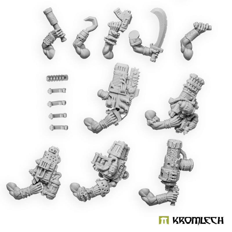 Kromlech Orc Corsairs Kaptins Blasta Guns Set 1 (5) KRCB320 - Hobby Heaven
