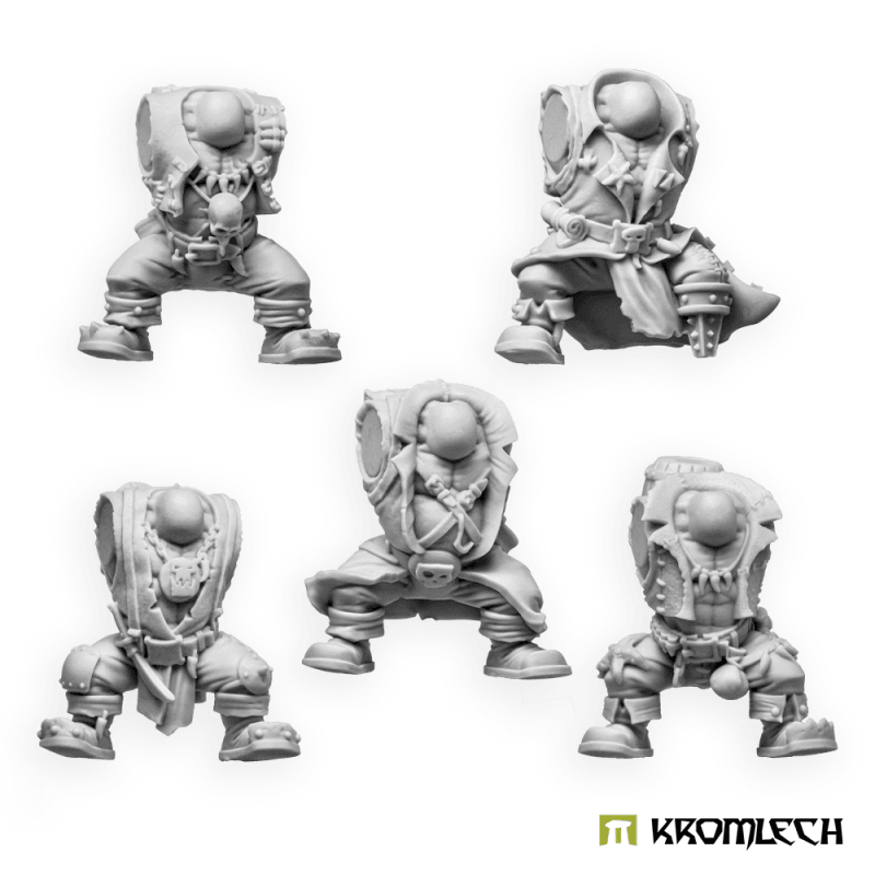 Kromlech Orc Corsairs Kaptins Bodies (5) KRCB319 - Hobby Heaven