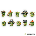 Kromlech Orc Corsairs Kaptins Heads (10) KRCB322 - Hobby Heaven