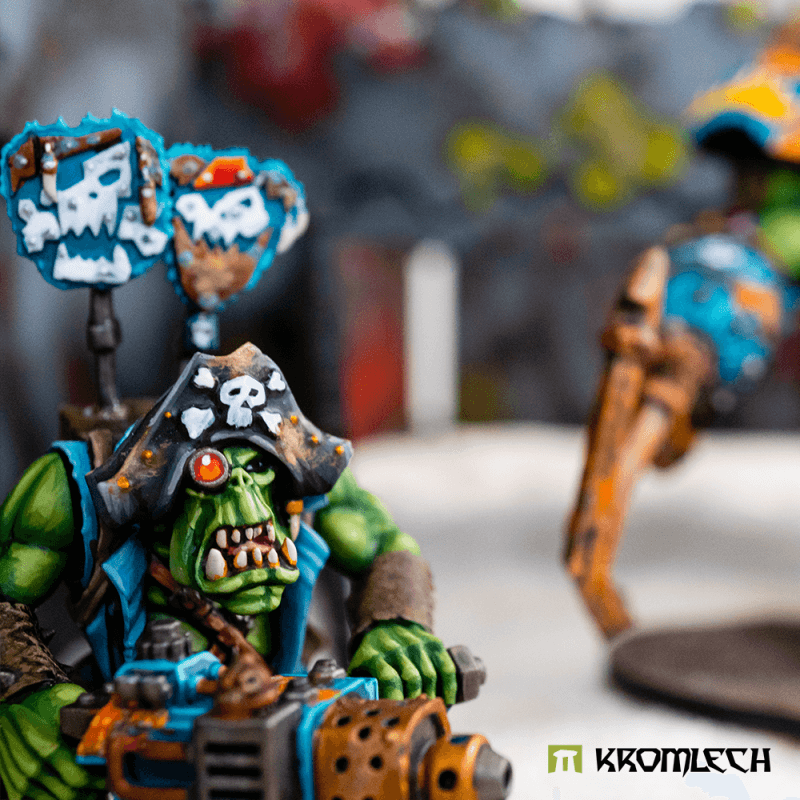 Kromlech Orc Corsairs Kaptins Heads (10) KRCB322 - Hobby Heaven