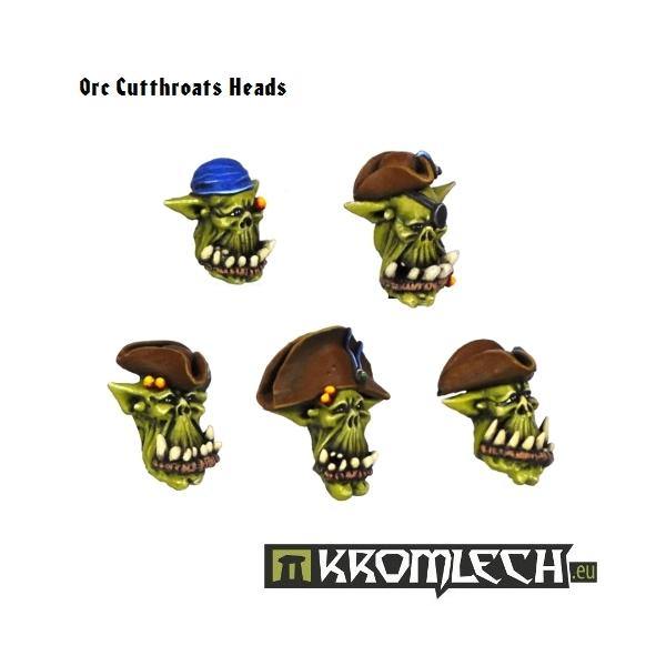 Kromlech Orc Cutthroats Heads (10) KRCB105 - Hobby Heaven