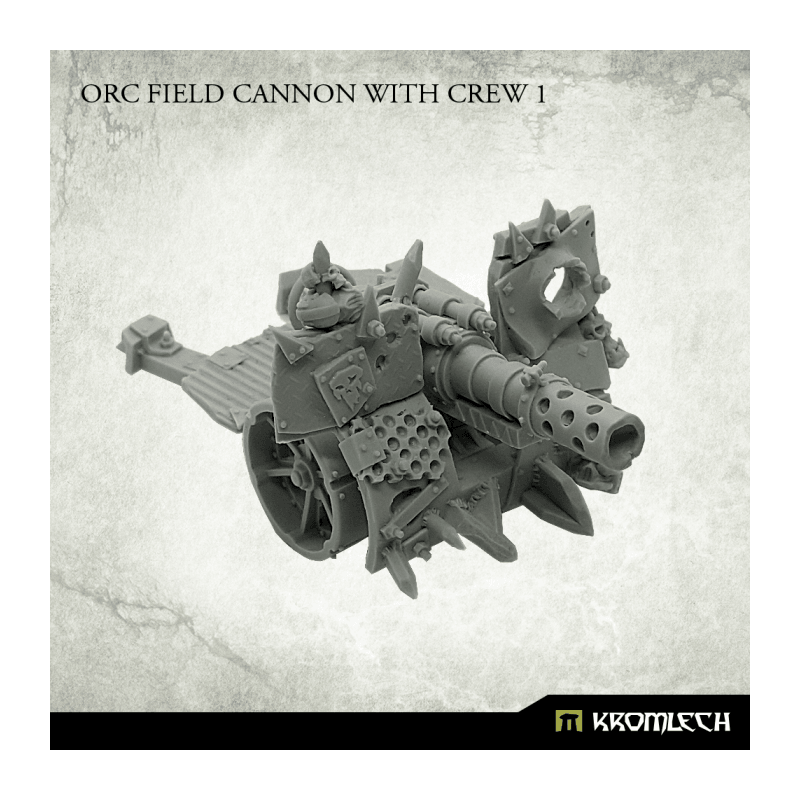 Kromlech Orc Field Cannon with Crew 1 (3) KRM144 - Hobby Heaven