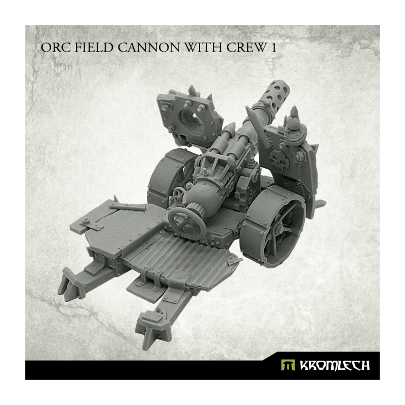 Kromlech Orc Field Cannon with Crew 1 (3) KRM144 - Hobby Heaven