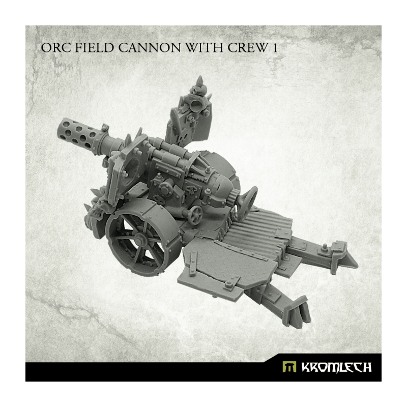 Kromlech Orc Field Cannon with Crew 1 (3) KRM144 - Hobby Heaven