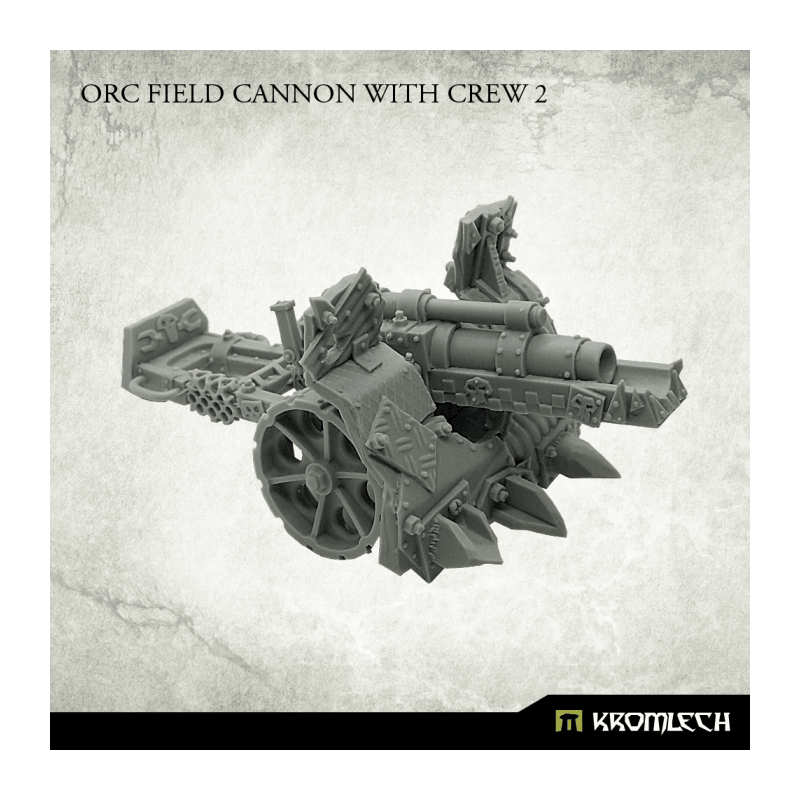 Kromlech Orc Field Cannon with Crew 2 (3) KRM145 - Hobby Heaven