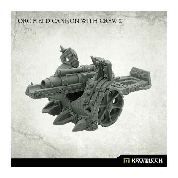 Kromlech Orc Field Cannon with Crew 2 (3) KRM145 - Hobby Heaven