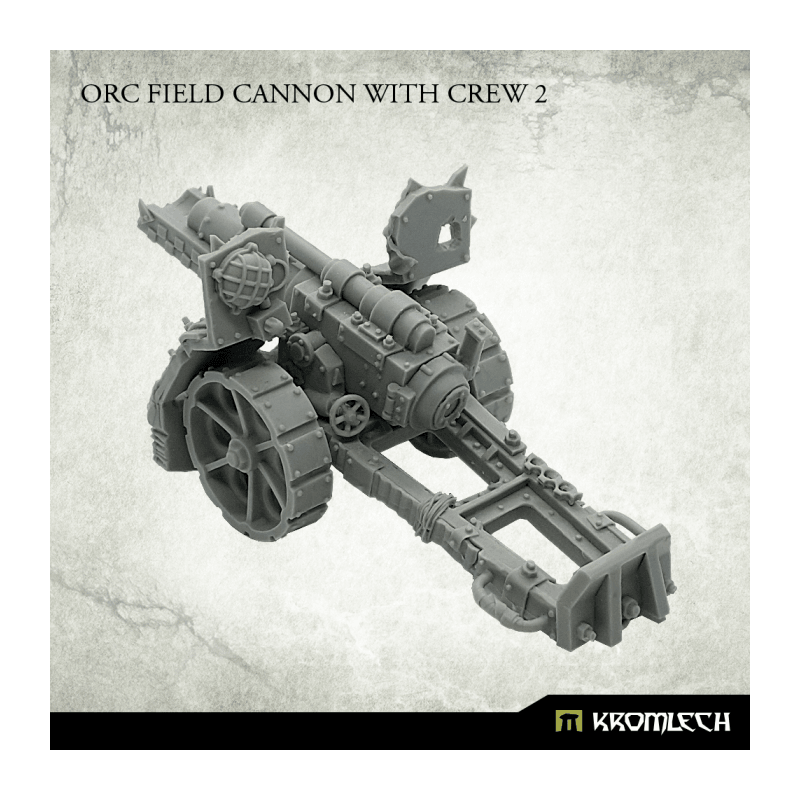 Kromlech Orc Field Cannon with Crew 2 (3) KRM145 - Hobby Heaven