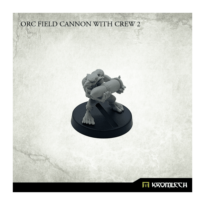 Kromlech Orc Field Cannon with Crew 2 (3) KRM145 - Hobby Heaven