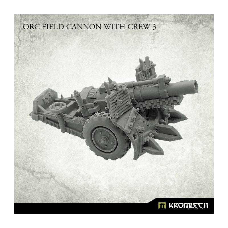 Kromlech Orc Field Cannon with Crew 3 (3) KRM146 - Hobby Heaven