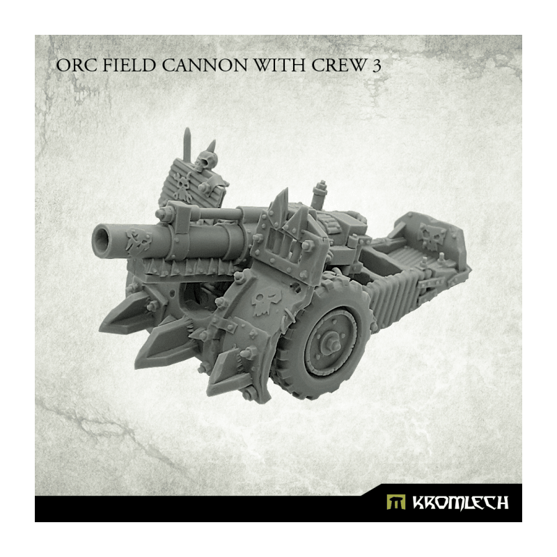 Kromlech Orc Field Cannon with Crew 3 (3) KRM146 - Hobby Heaven