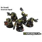 Kromlech Orc Assault Greatcoat Squad (10) [armoured bodies] KRM071 - Hobby Heaven