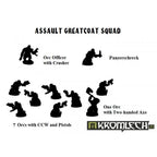 Kromlech Orc Assault Greatcoat Squad (10) [armoured bodies] KRM071 - Hobby Heaven