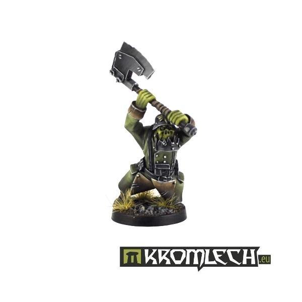Kromlech Orc Assault Greatcoat Squad (10) [armoured bodies] KRM071 - Hobby Heaven