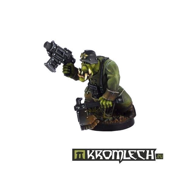Kromlech Orc Assault Greatcoat Squad (10) [armoured bodies] KRM071 - Hobby Heaven