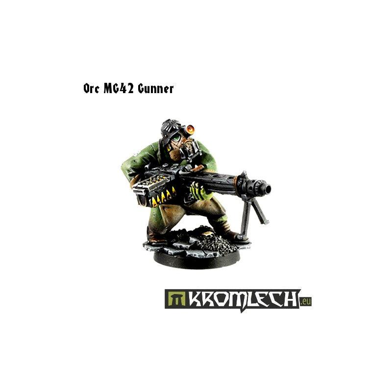 Kromlech Orc Greatcoat MG42 Gunner (1) KRM035 - Hobby Heaven