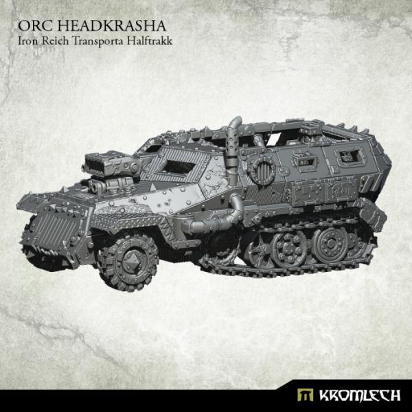 Kromlech Orc Headkrasha Iron Reich Transporta Halftrakk KRVB052 - Hobby Heaven