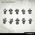Kromlech Orc Heads in Hats (10) KRCB227 - Hobby Heaven