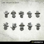 Kromlech Orc Heads in Hats (10) KRCB227 - Hobby Heaven