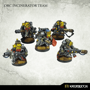 Kromlech Orc Incinerator Team (5) KRM088 - Hobby Heaven