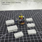 Kromlech Orc Junk City Crates KRBK014 - Hobby Heaven
