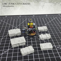 Kromlech Orc Junk City Crates KRBK014 - Hobby Heaven
